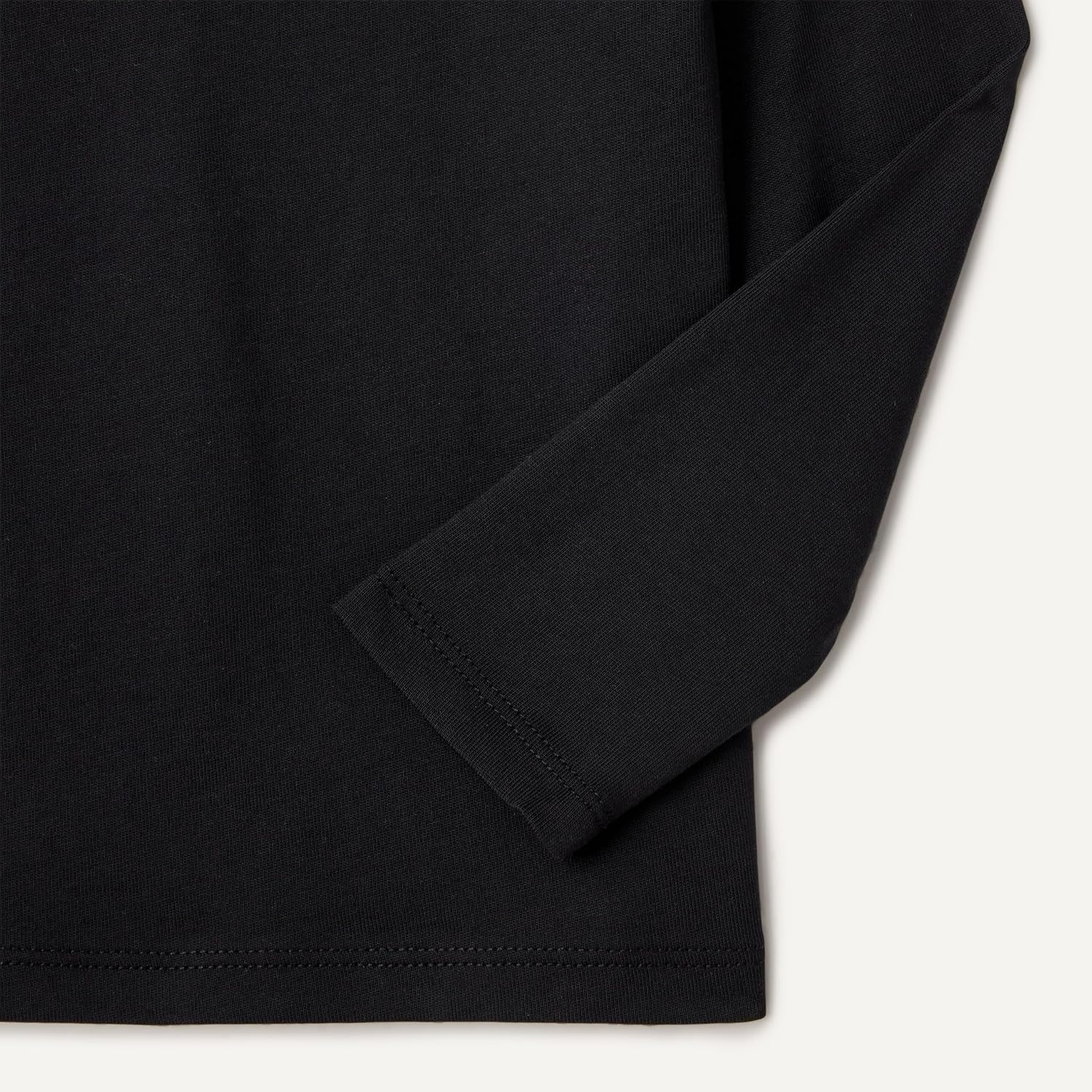 image:imageAmazon Essentials Toddler Boys LongSleeve Cotton TShirts MultipacksBlack