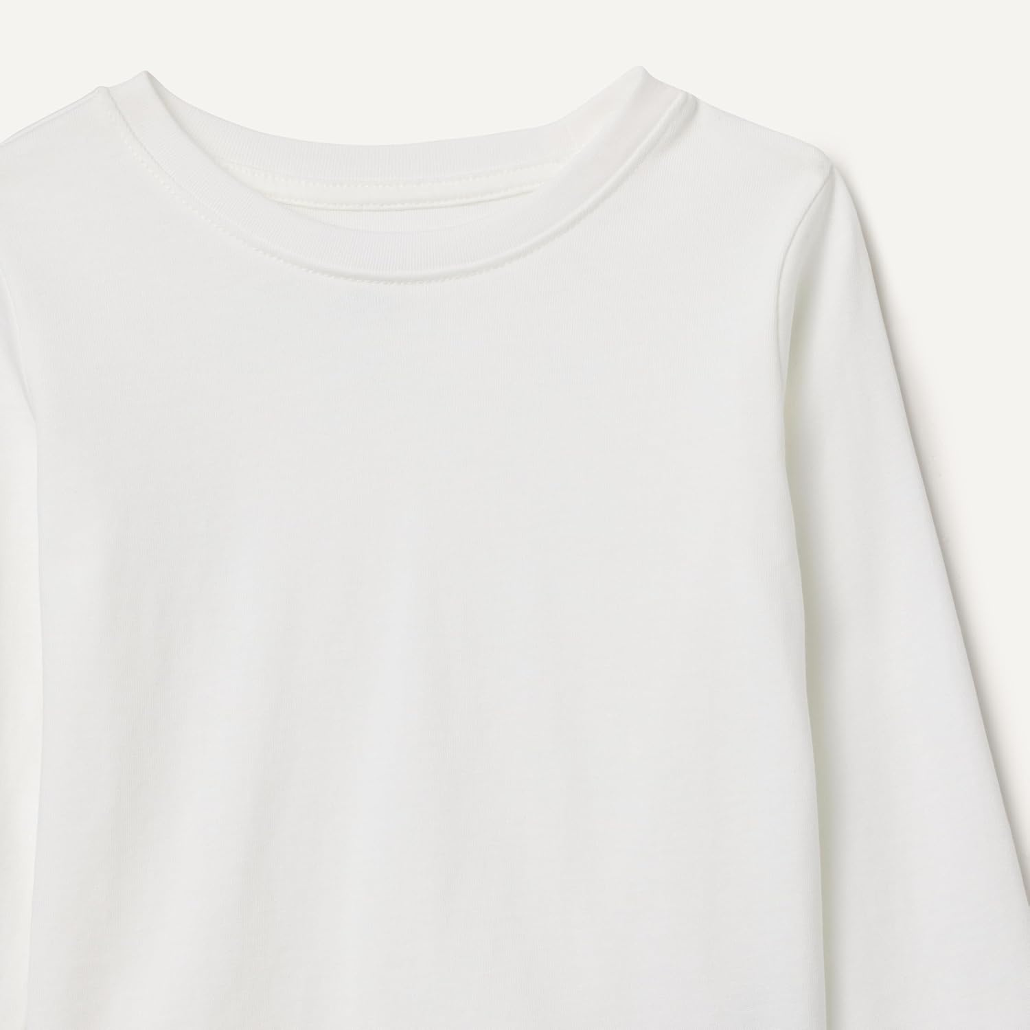 image:imageAmazon Essentials Toddler Boys LongSleeve Cotton TShirts MultipacksWhite