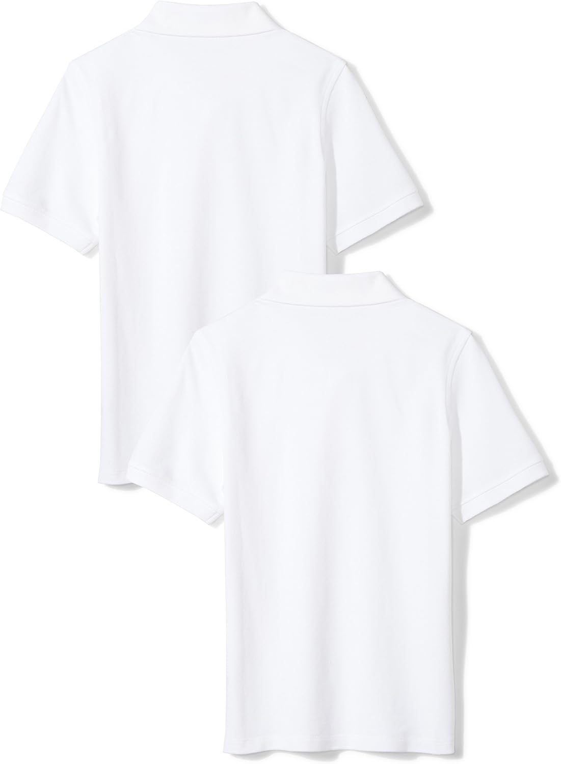image:imageAmazon Essentials Toddler Boys School Uniform ShortSleeve Pique Polo Shirts Breathable Cotton Button Closure MultipacksWhite
