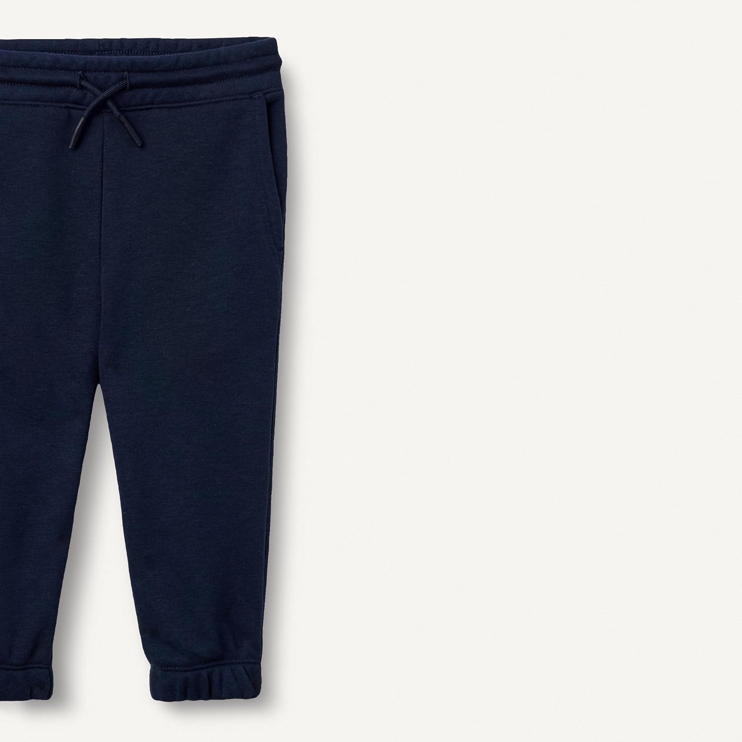 image:imageAmazon Essentials Unisex Kids Cotton JoggersOatmeal HeatherNavy