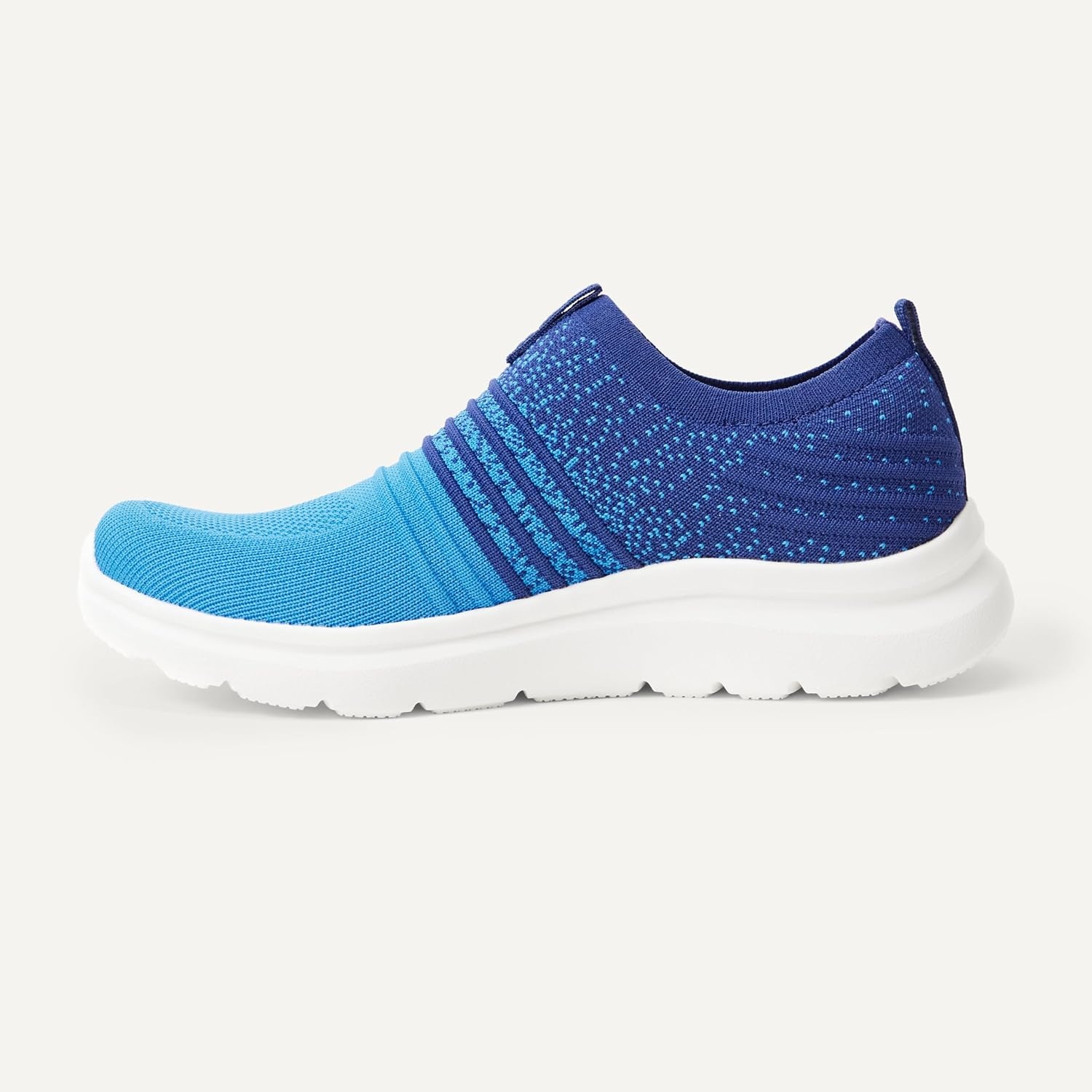 image:imageAmazon Essentials Unisex Kids Knit Light Weight Slip On SneakerBlue Gradient