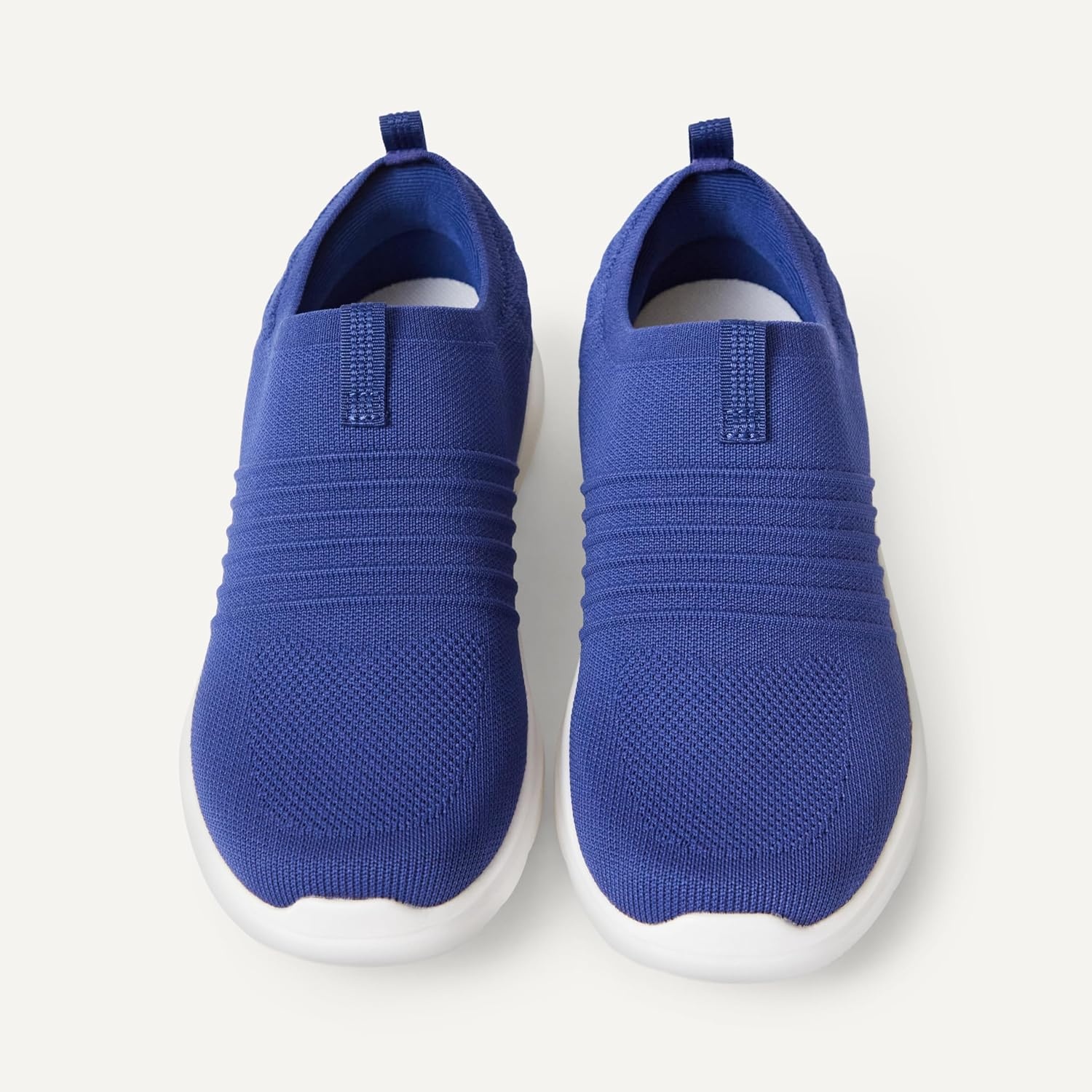 image:imageAmazon Essentials Unisex Kids Knit Light Weight Slip On SneakerNavy