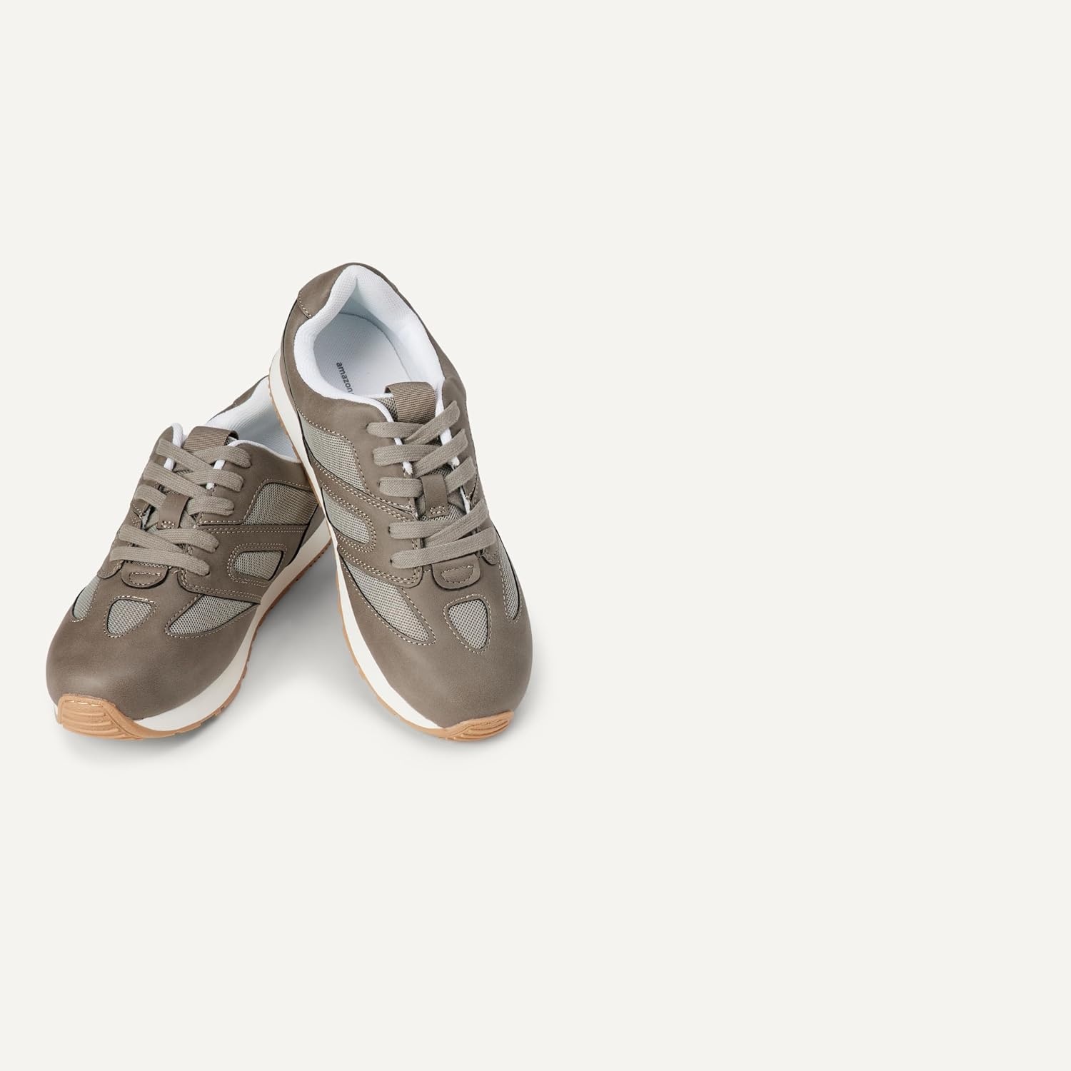 image:imageAmazon Essentials Unisex Kids Lace Up Sneakers for Boys and GirlsGrey