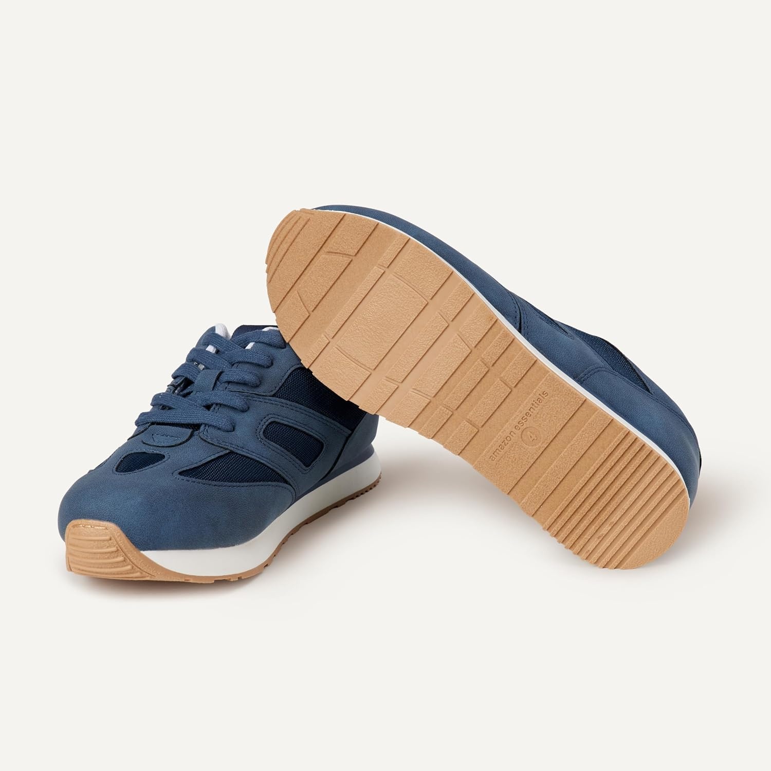image:imageAmazon Essentials Unisex Kids Lace Up Sneakers for Boys and GirlsNavy