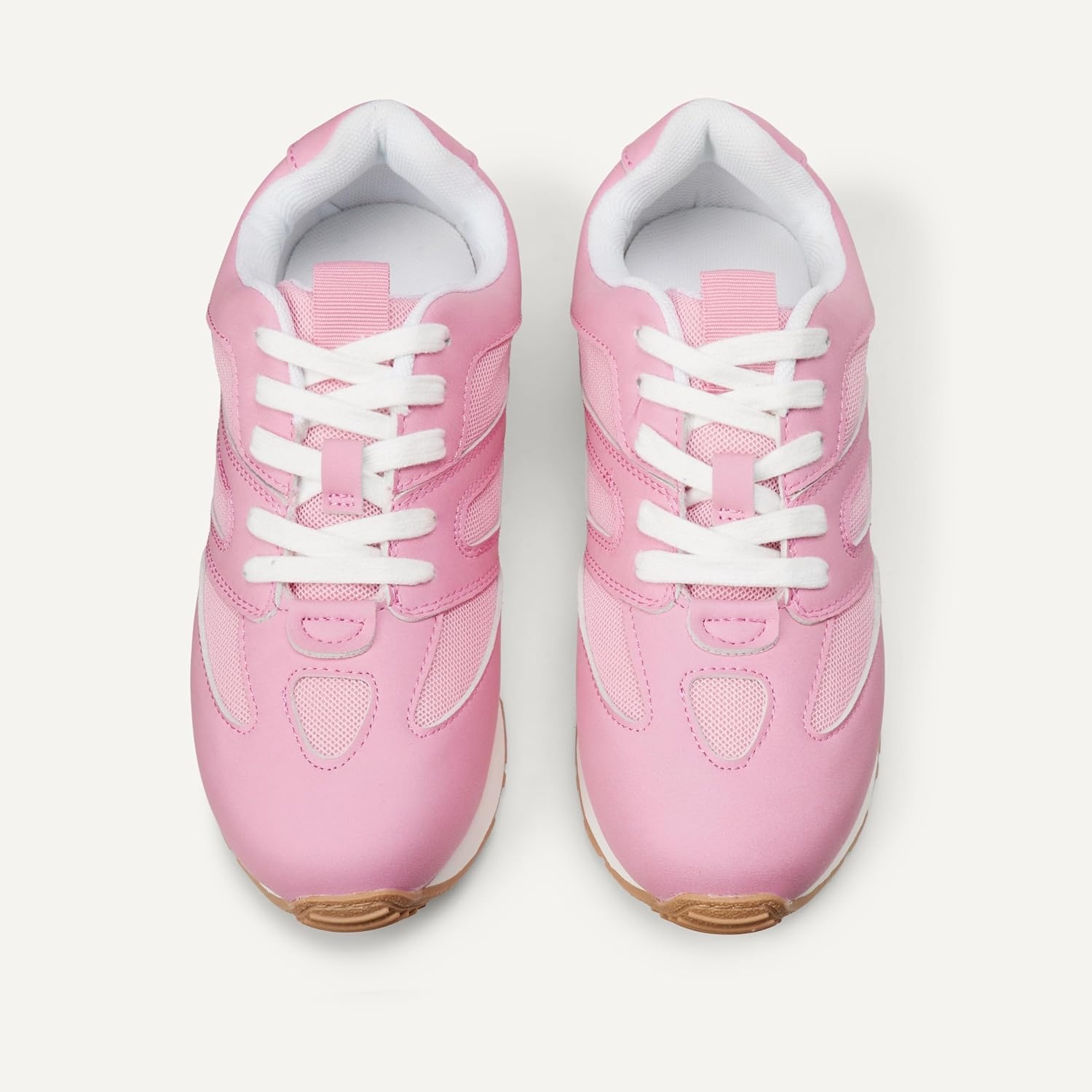 image:imageAmazon Essentials Unisex Kids Lace Up Sneakers for Boys and GirlsPink