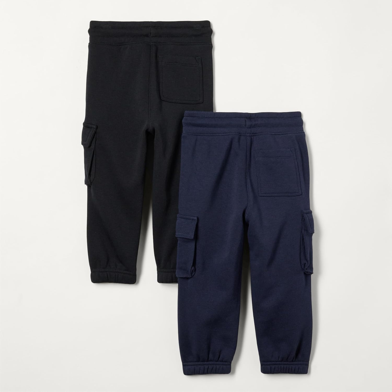 image:imageAmazon Essentials Unisex Kids and Toddlers Cargo JoggerBlackNavy