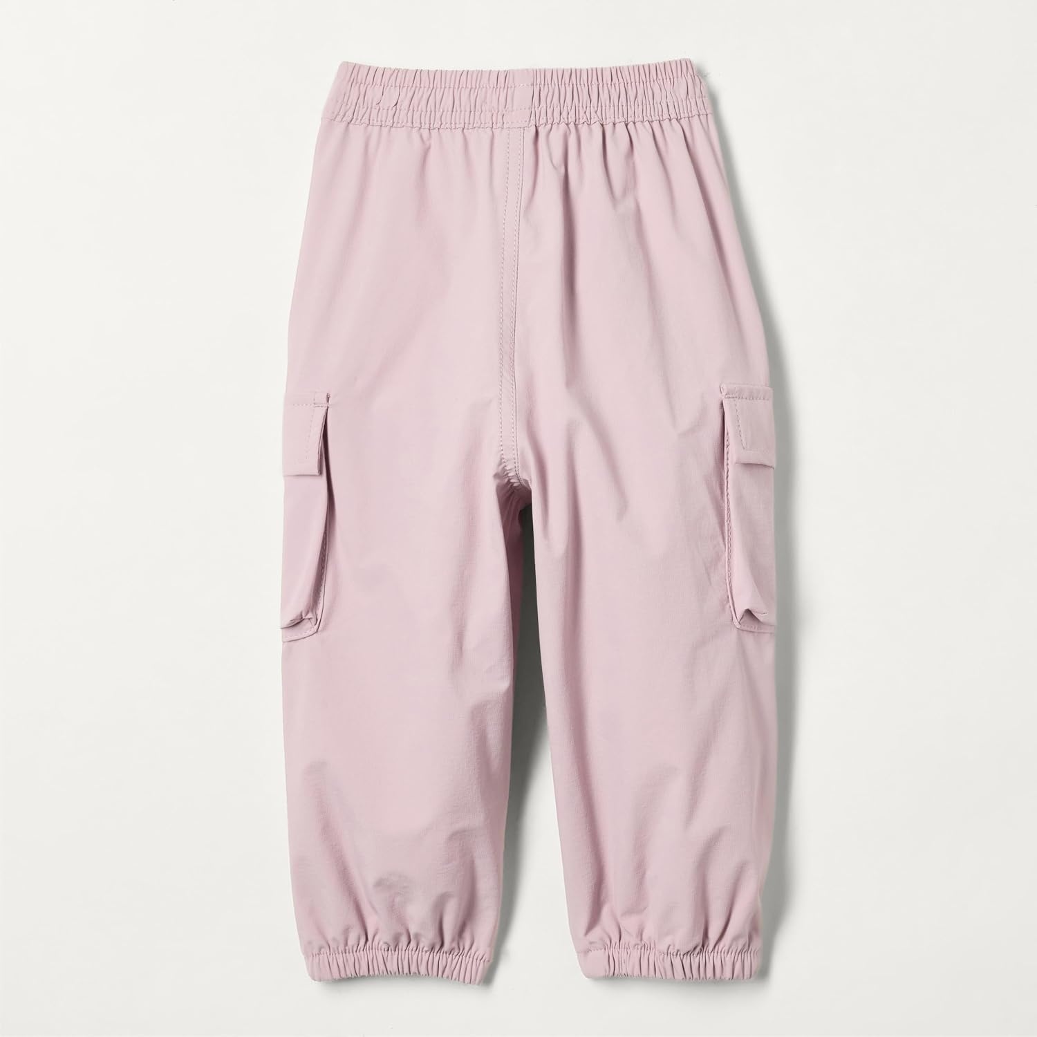 image:imageAmazon Essentials Unisex Kids and Toddlers Cargo Parachute Pants Joggers with Elastic Waist Drawstring Pull OnDusty Lilac