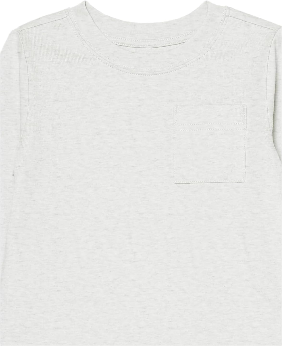 image:imageAmazon Essentials Unisex Kids and Toddlers LongSleeve Organic Cotton Rib Cuff TShirt Pack of 2Dark NavyGrey Heather