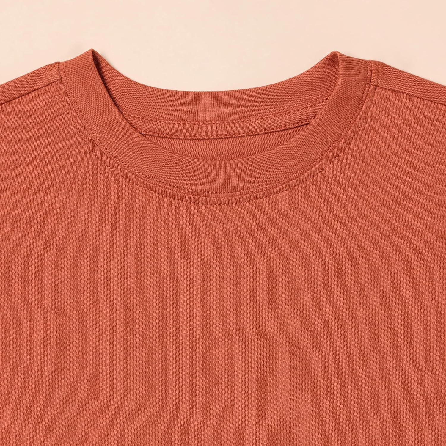 image:imageAmazon Essentials Unisex Kids and Toddlers Modern ShortSleeve Cotton TShirt Pack of 3IvorySage GreenTerracotta