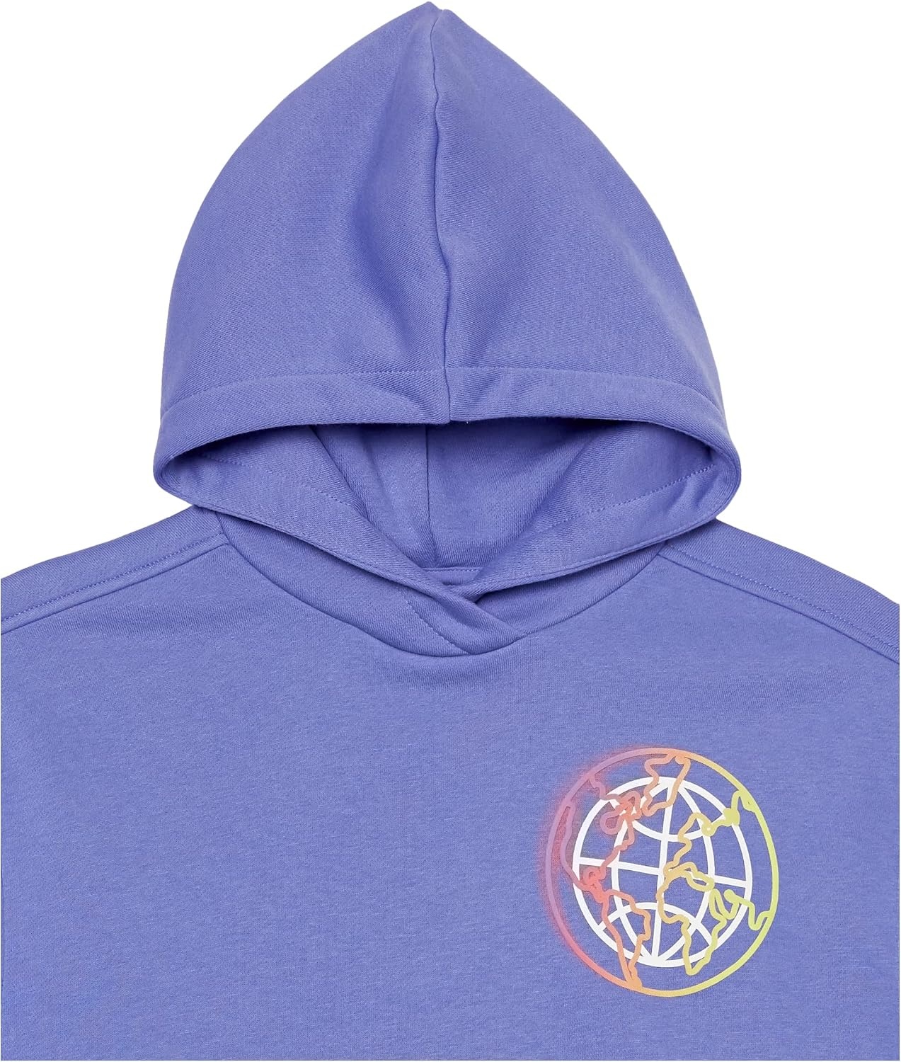image:imageAmazon Essentials Unisex Kids and Toddlers Modern Sweatsuit Set 2 Piece Hooded Outfit Pack of 2Purple Blue