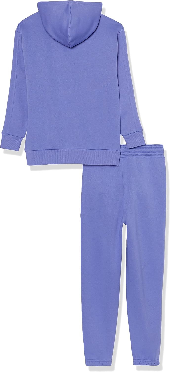 image:imageAmazon Essentials Unisex Kids and Toddlers Modern Sweatsuit Set 2 Piece Hooded Outfit Pack of 2Purple Blue