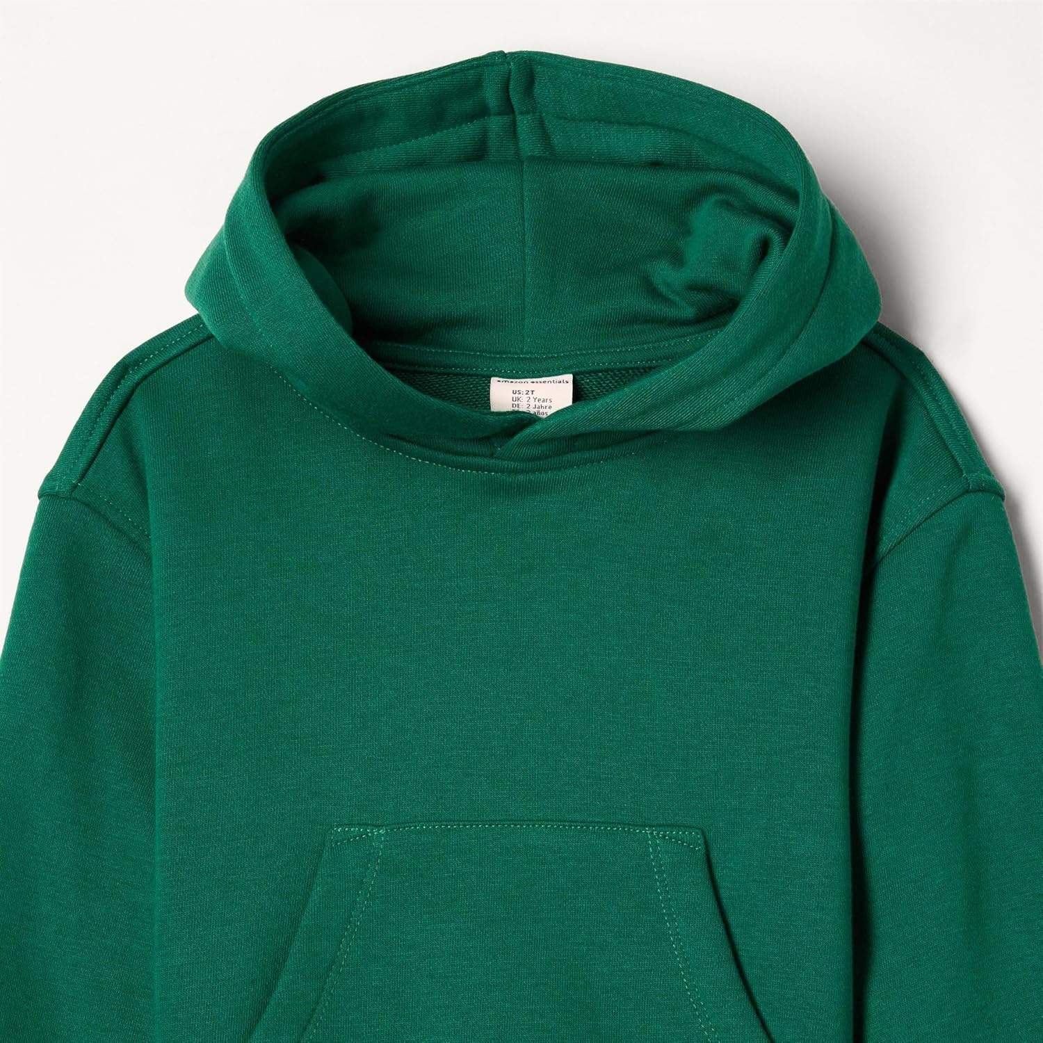 image:imageAmazon Essentials Unisex Kids and Toddlers Oversized Drop Shoulder HoodieDark Green