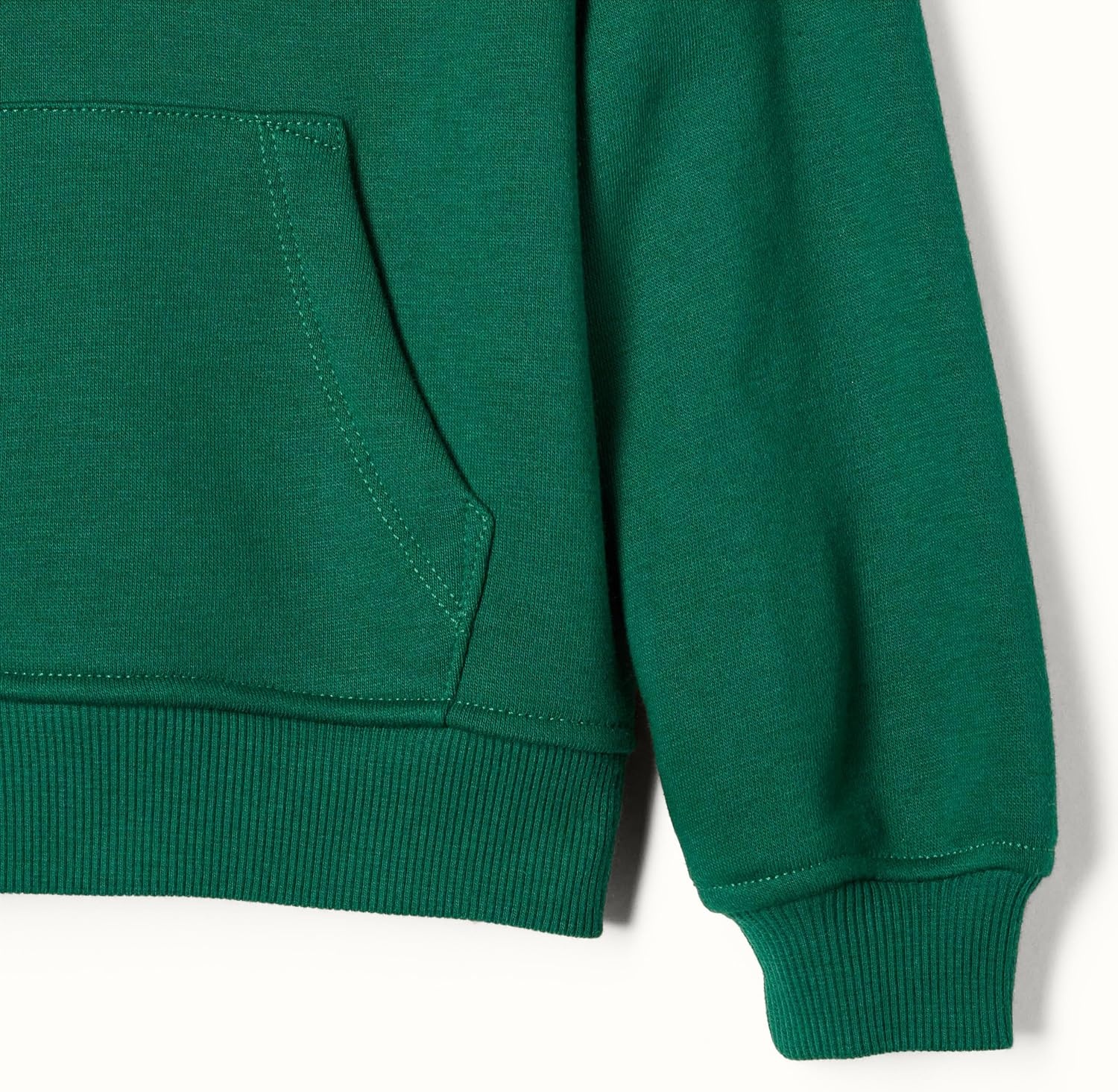 image:imageAmazon Essentials Unisex Kids and Toddlers Oversized Drop Shoulder HoodieDark Green