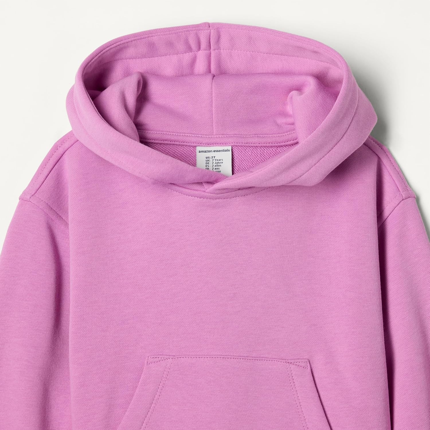 image:imageAmazon Essentials Unisex Kids and Toddlers Oversized Drop Shoulder HoodieLilac