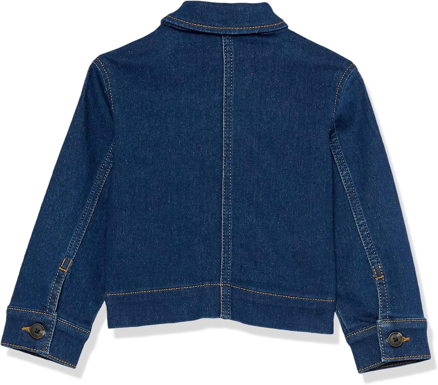 image:imageAmazon Essentials Unisex Kids and Toddlers RelaxedFit Denim Chore Jacket OuterwearDark Indigo Wash