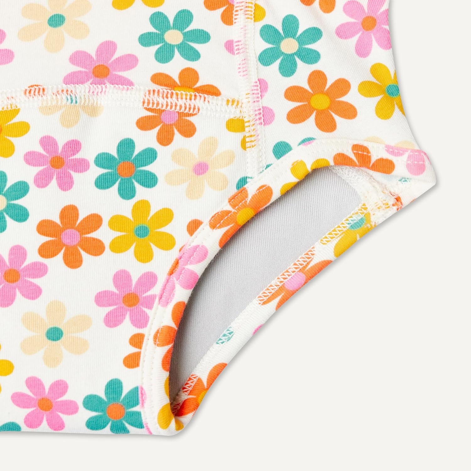 image:imageAmazon Essentials Unisex Toddlers Cotton Training Pants Pack of 4Gingham Flowers