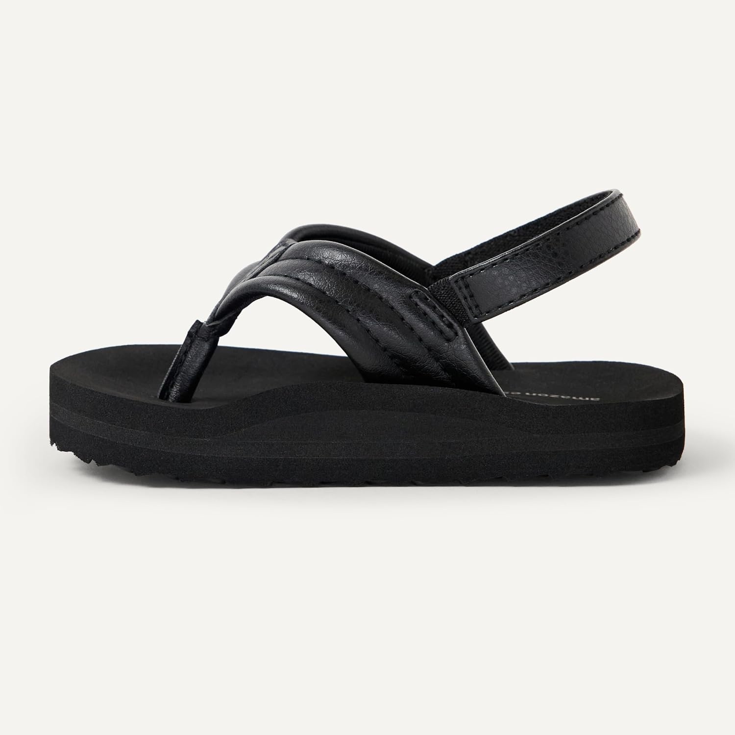 image:imageAmazon Essentials Unisex Toddlers Flip Flop Sandals with Backstrap for Boys and GirlsBlack