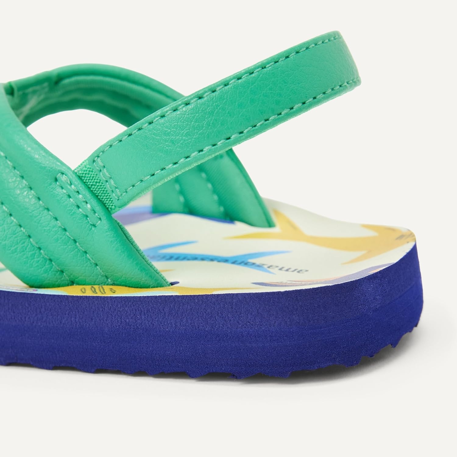 image:imageAmazon Essentials Unisex Toddlers Flip Flop Sandals with Backstrap for Boys and GirlsGreen Shark