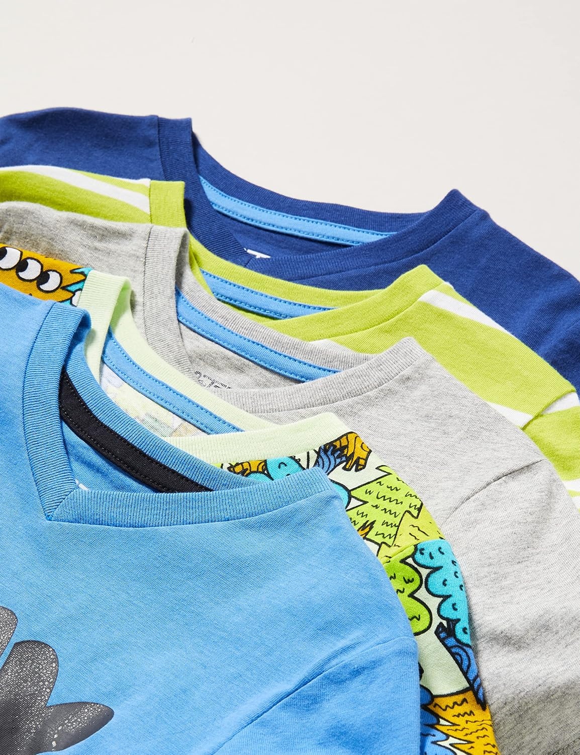 image:imageAmazon Essentials Unisex Toddlers ShortSleeve VNeck TShirt Tops