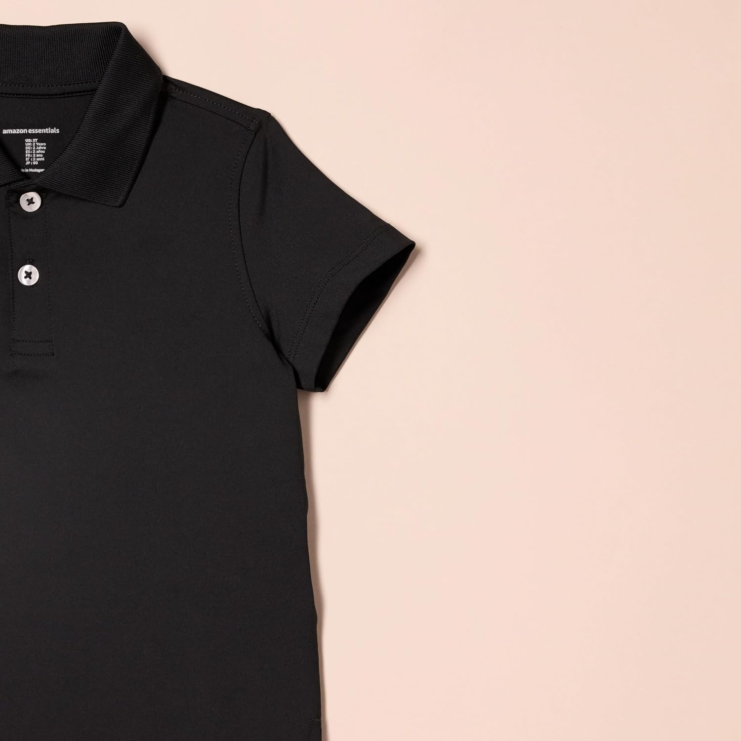 image:imageAmazon Essentials boys ShortSleeve Active Performance Polo ShirtsAqua BlueBlack