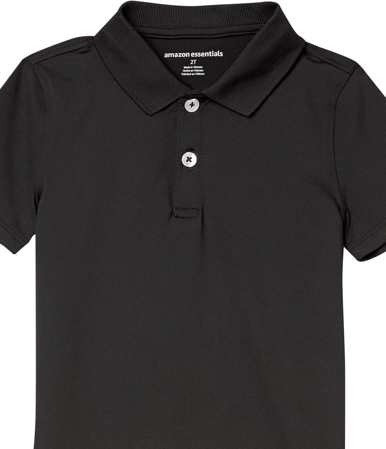 image:imageAmazon Essentials boys ShortSleeve Active Performance Polo ShirtsBlack