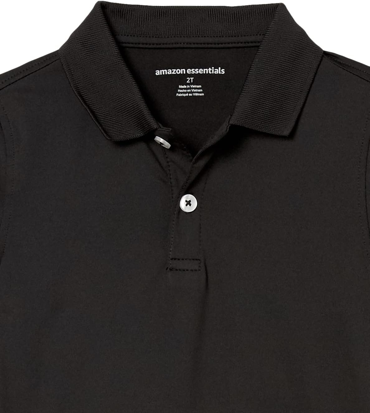 image:imageAmazon Essentials boys ShortSleeve Active Performance Polo ShirtsBlackOlive