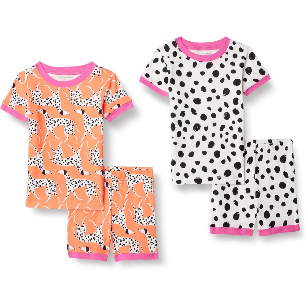 image:imageAmazon Essentials Babies Toddlers and Boys SnugFit Cotton Rib Pajama Sleepwear Sets MultipacksDalmation