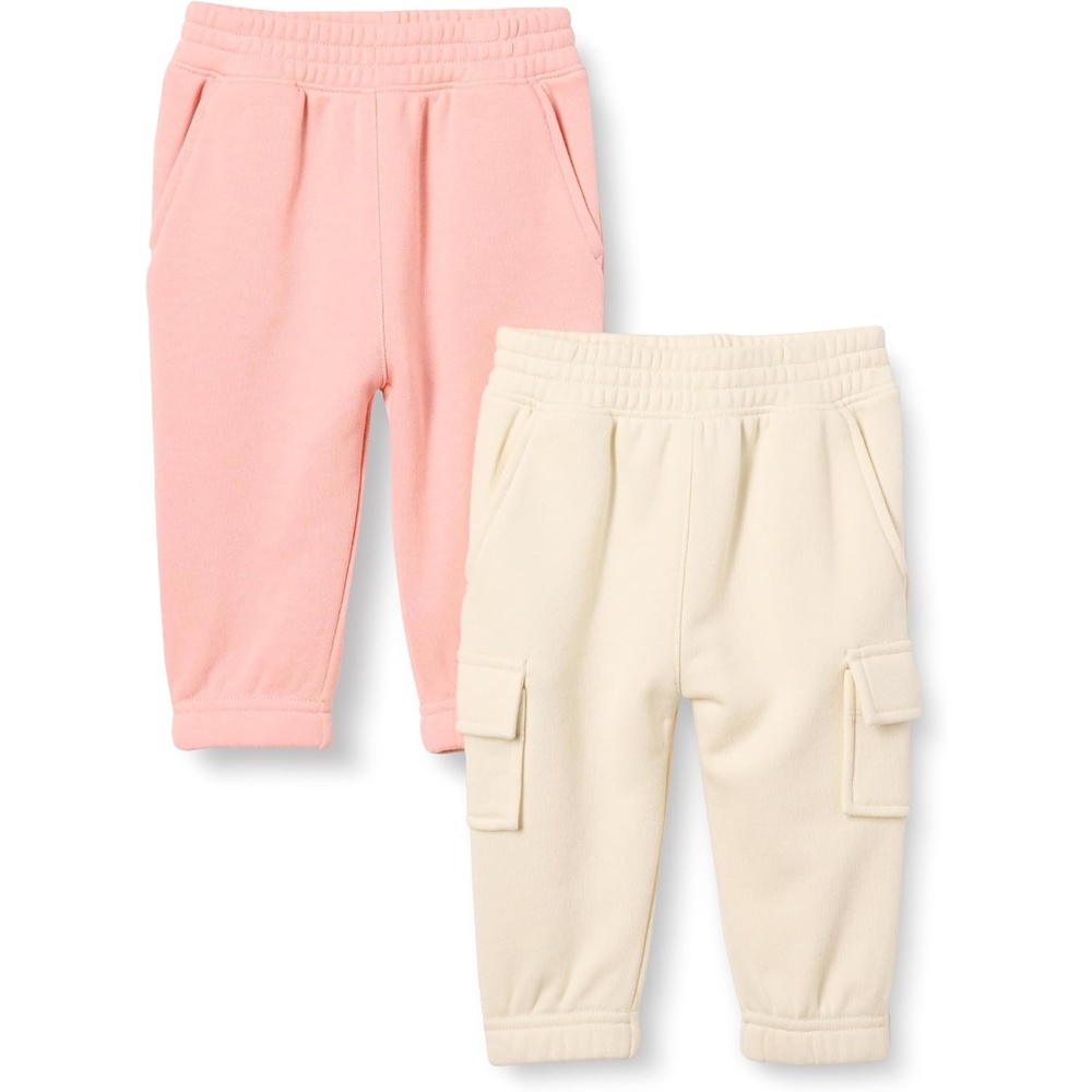 image:imageAmazon Essentials Baby Boys Cargo JoggersBeigePeach