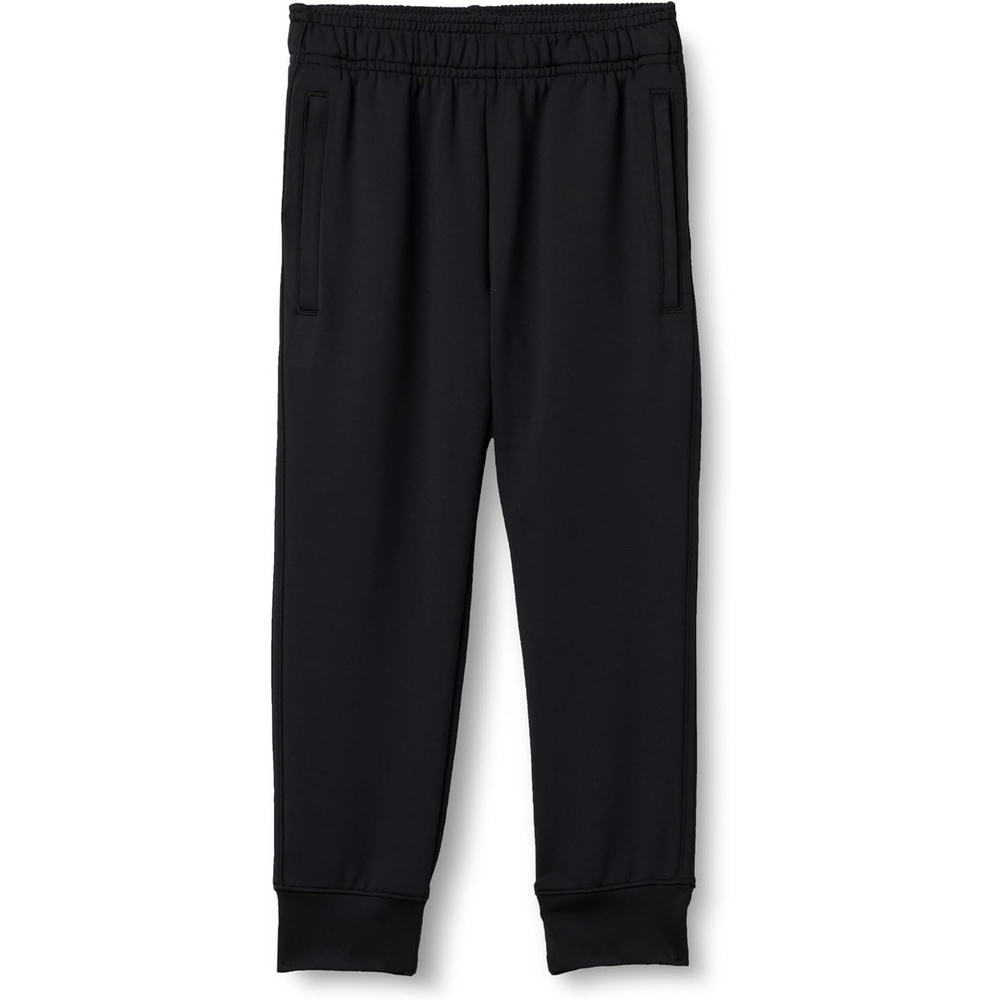image:imageAmazon Essentials Boys Athletic Performance Stretch Knit Jogger Track PantsBlack