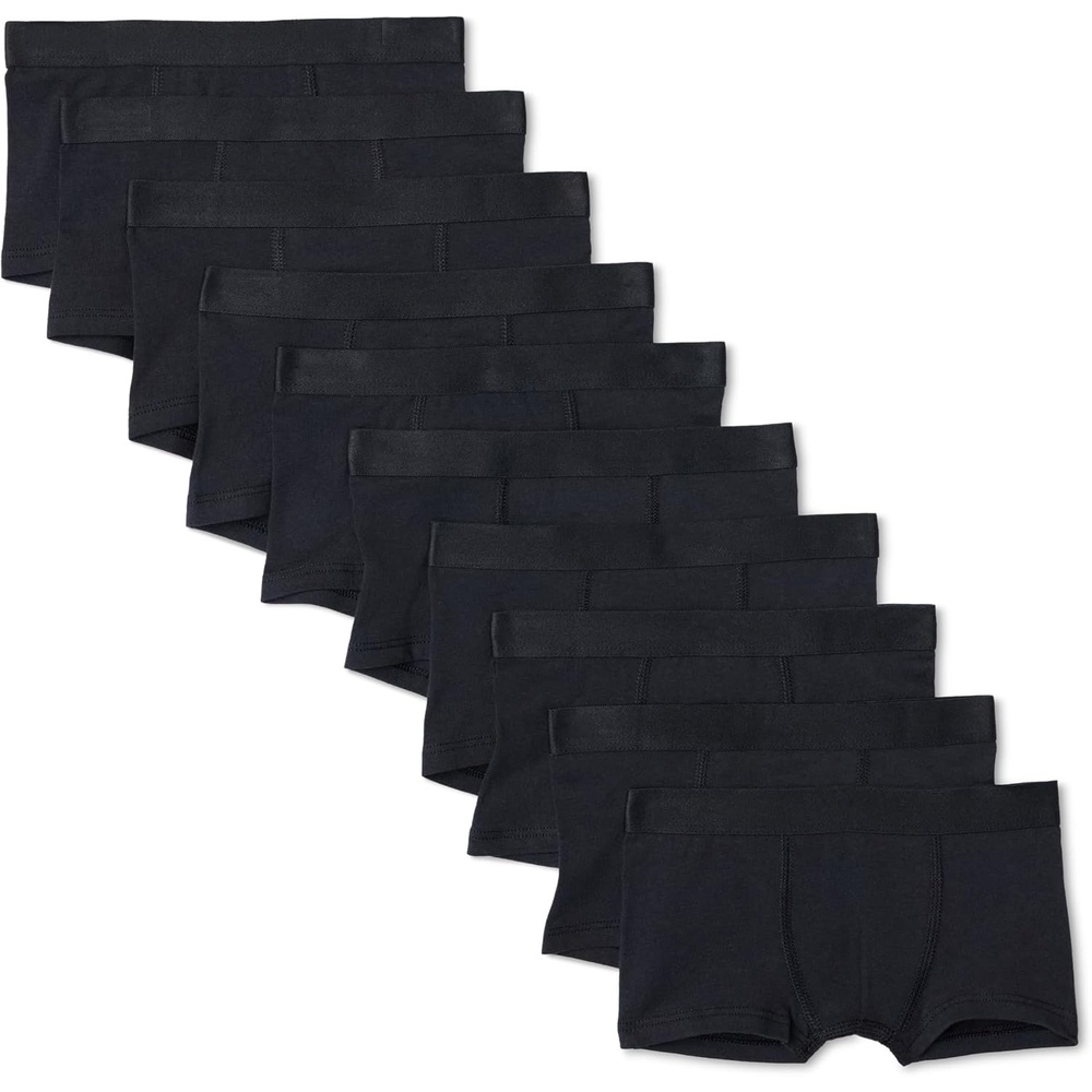 image:imageAmazon Essentials Boys Cotton Jersey Boxer Brief UnderwearBlack