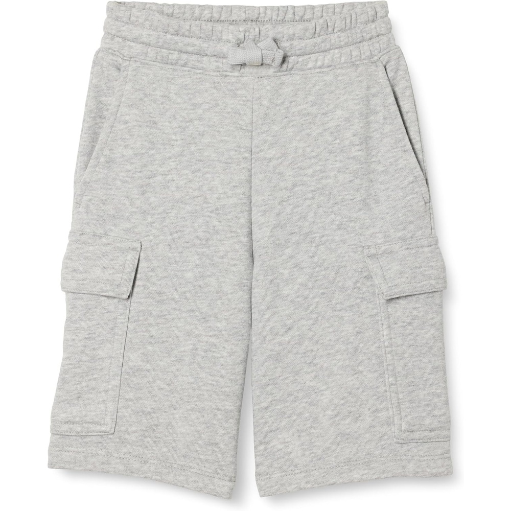 image:imageAmazon Essentials Boys French Terry Cargo Sweat Shorts LoungeLight Grey Heather
