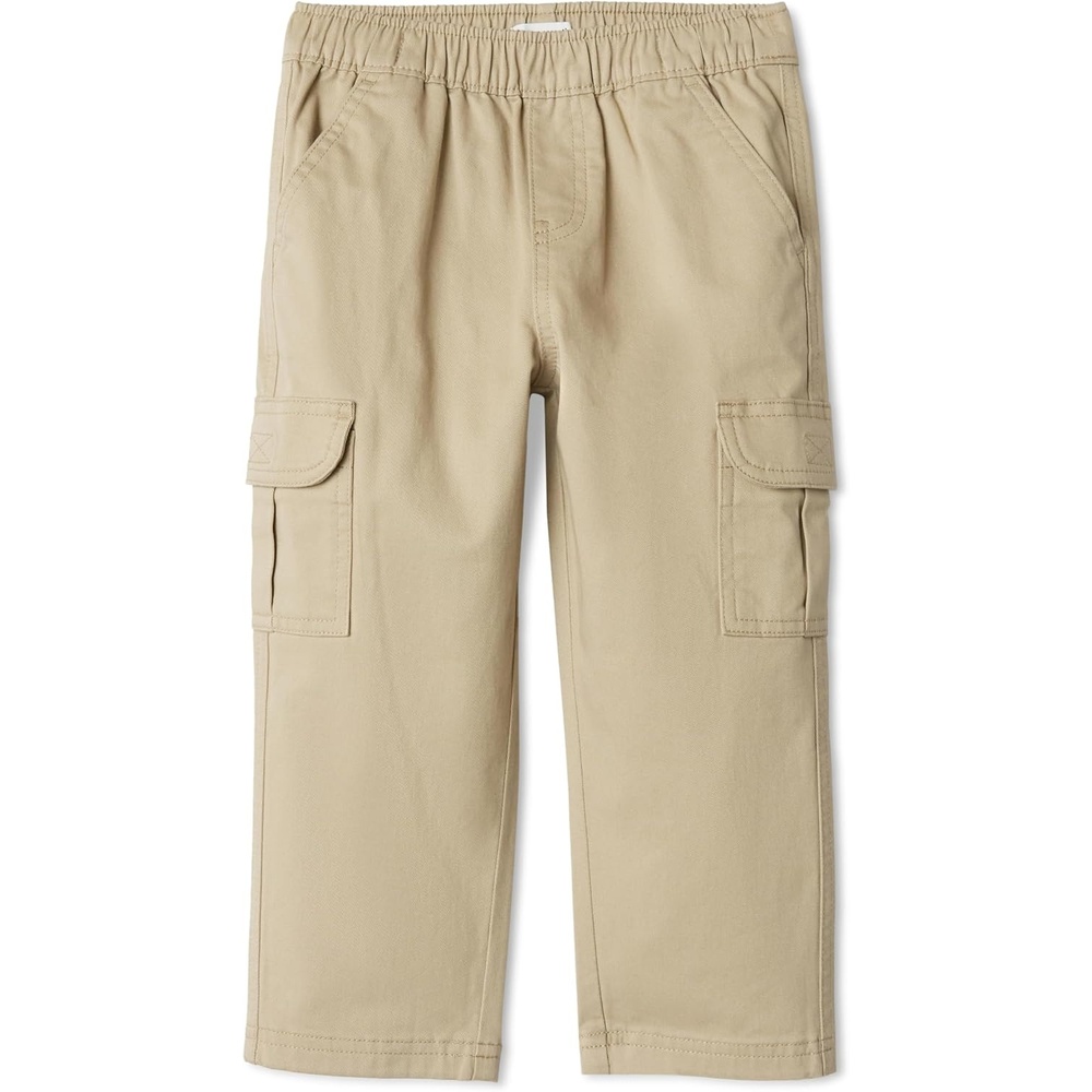 image:imageAmazon Essentials Boys Pull on Cargo PantsKhaki Tan