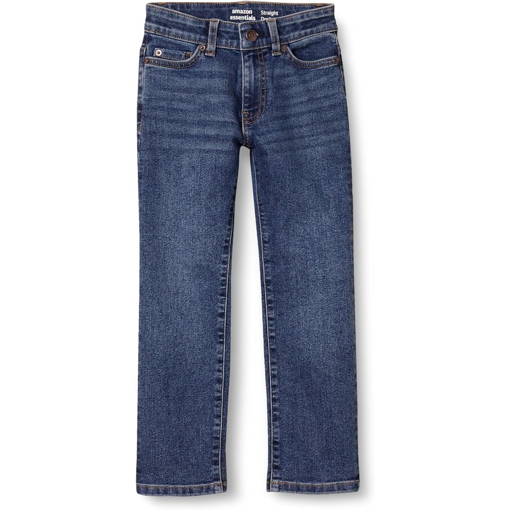 image:imageAmazon Essentials Boys Regular StraightFit JeansMedium Wash