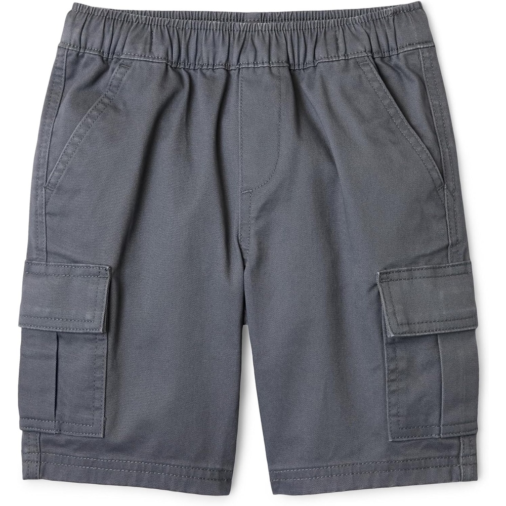 image:imageAmazon Essentials Boys Stretch Pull On Cargo ShortsIron Grey