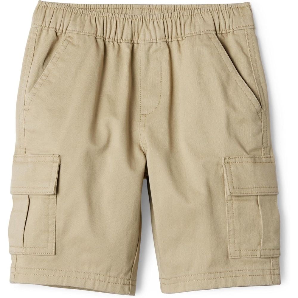 image:imageAmazon Essentials Boys Stretch Pull On Cargo ShortsKhaki Tan