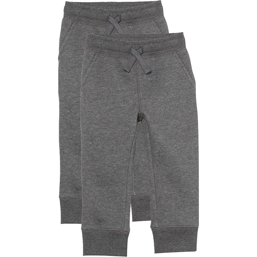 image:imageAmazon Essentials Boys and Toddlers Fleece Jogger Sweatpants with Elastic Waist and Drawstring MultipacksCharcoal Heather