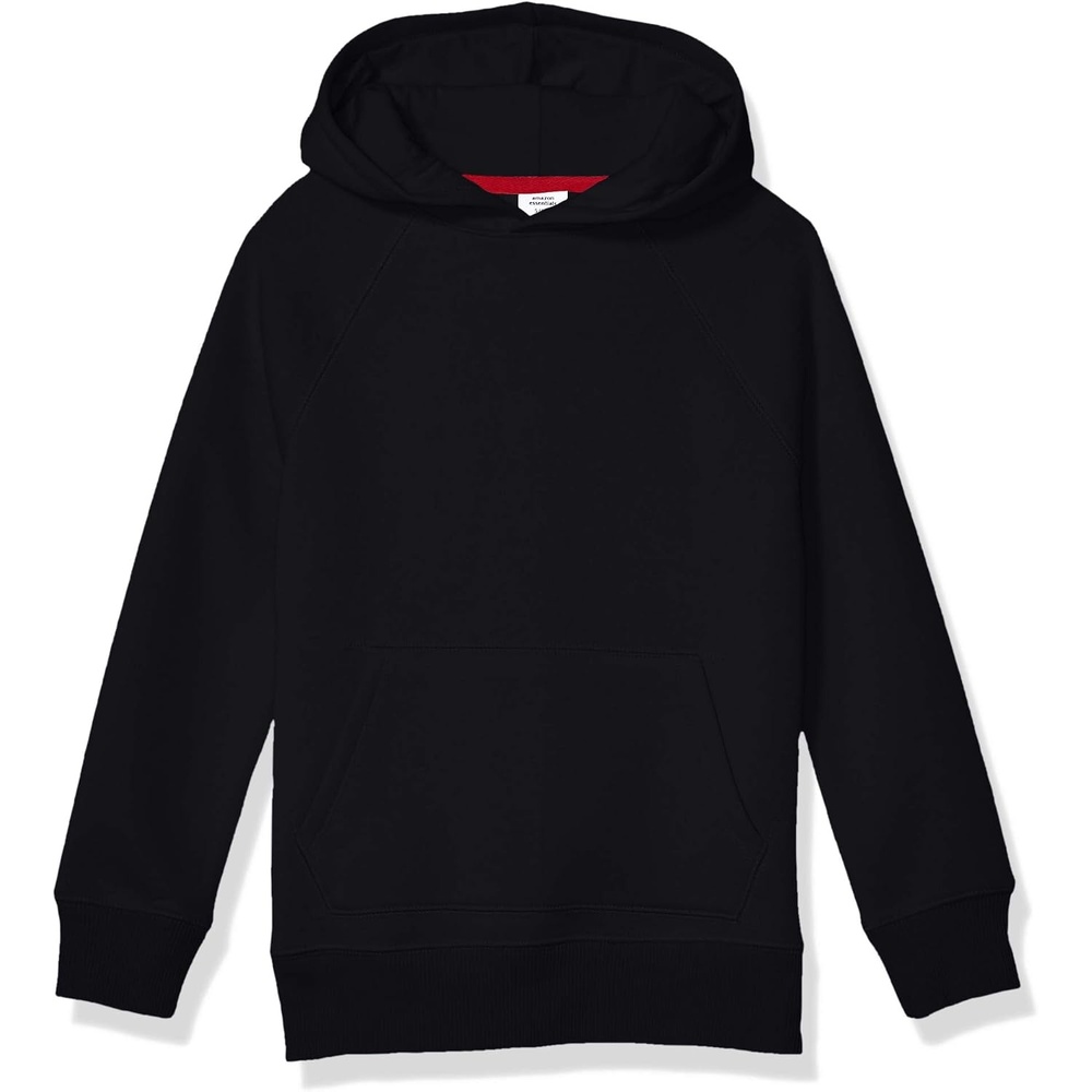 image:imageAmazon Essentials Boys and Toddlers Fleece Pullover Hoodie SweatshirtsBlack