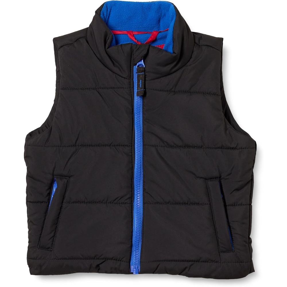 image:imageAmazon Essentials Boys and Toddlers Heavyweight Full Zip Outerwear Puffer VestBlack