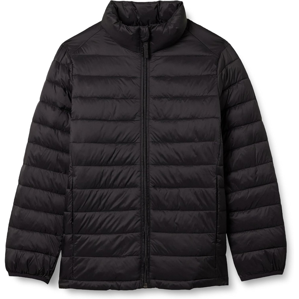 image:imageAmazon Essentials Boys and Toddlers Lightweight WaterResistant Packable Puffer JacketBlack