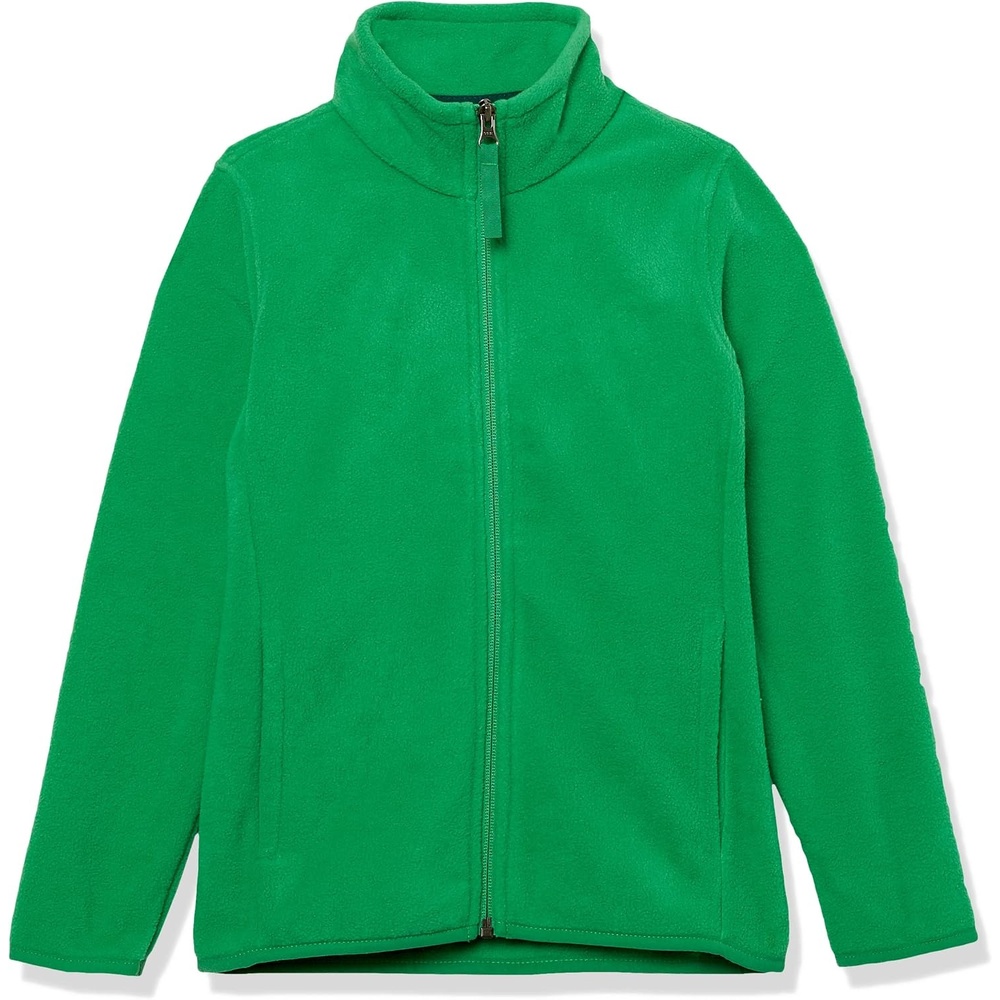 image:imageAmazon Essentials Boys and Toddlers Long Sleeve Polar Fleece FullZip Mock Jacket InsulatedKelly Green