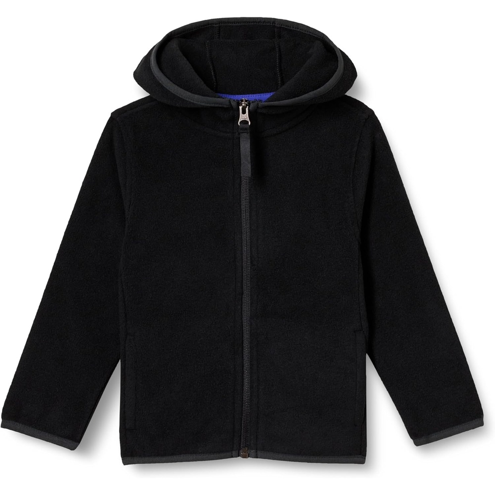 image:imageAmazon Essentials Boys and Toddlers Polar Fleece FullZip Hooded Long Sleeve Insulated Coat JacketBlack