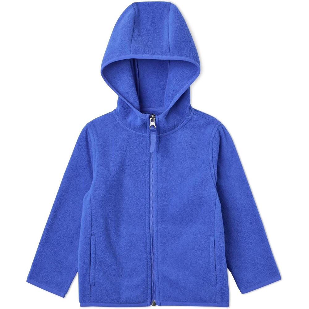 image:imageAmazon Essentials Boys and Toddlers Polar Fleece FullZip Hooded Long Sleeve Insulated Coat JacketBlue