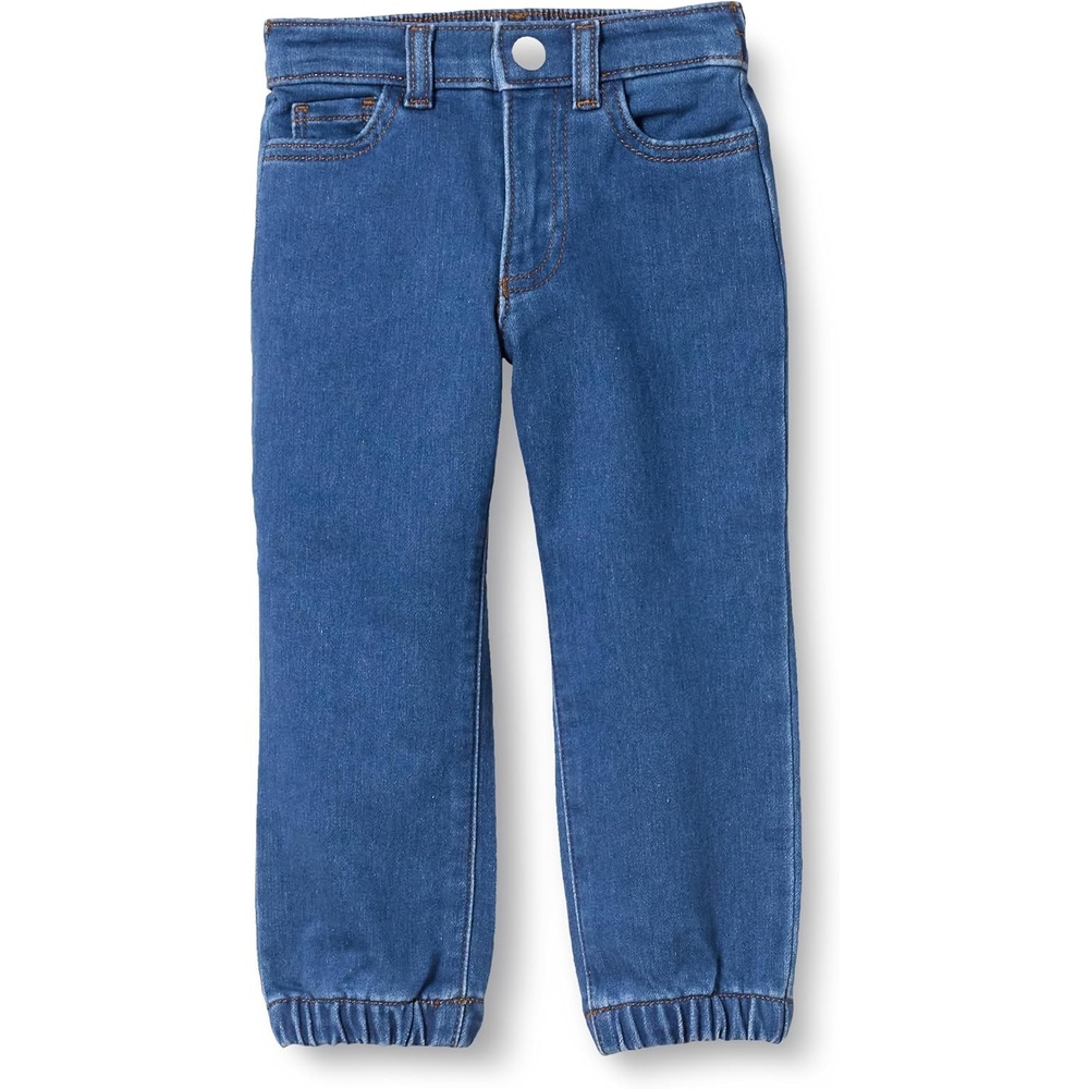 image:imageAmazon Essentials Boys and Toddlers PullOn Jean Joggers PantsMedium Indigo