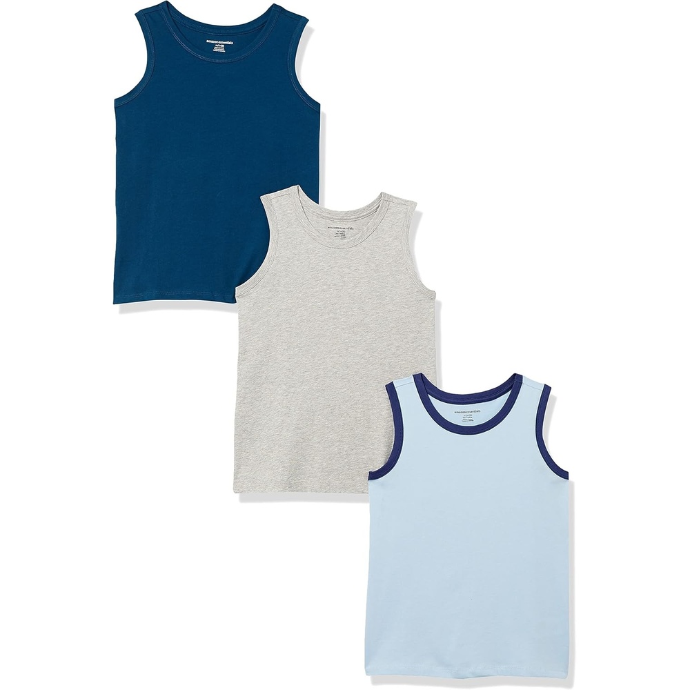 image:imageAmazon Essentials Boys and Toddlers Sleeveless Tank Tops