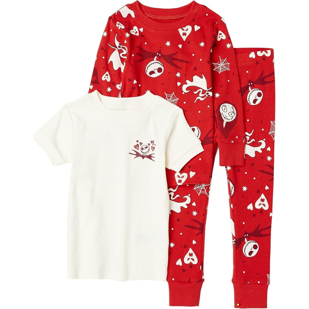 image:imageAmazon Essentials Disney Marvel Star Wars Boys and Toddlers SnugFit Cotton Pajama Sleepwear SetsNightmare Valentine Kids