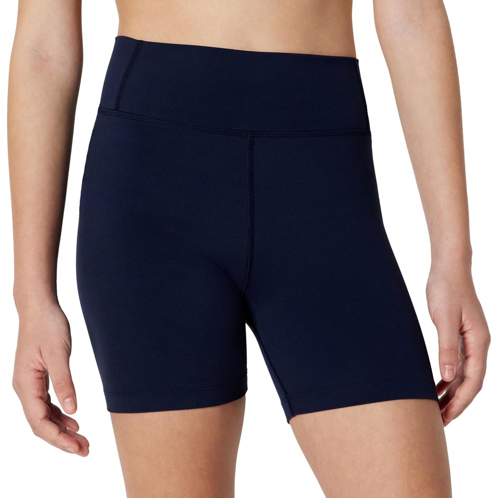 image:imageAmazon Essentials Girls Athletic FormFlex Buttery Soft Dance Cartwheel Bike ShortsNavy