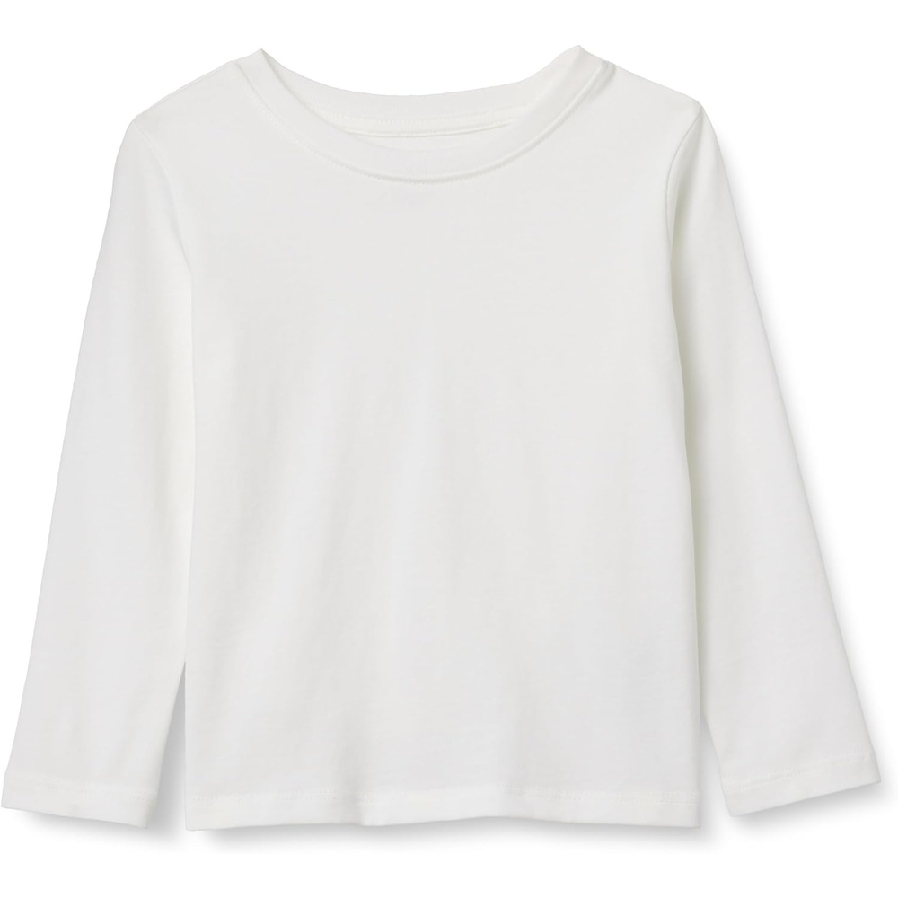 image:imageAmazon Essentials Toddler Boys LongSleeve Cotton TShirts MultipacksWhite