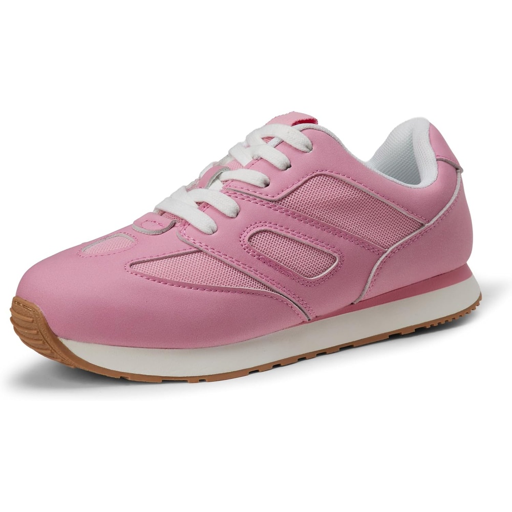 image:imageAmazon Essentials Unisex Kids Lace Up Sneakers for Boys and GirlsPink