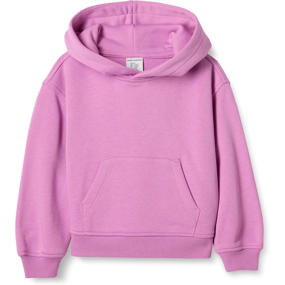image:imageAmazon Essentials Unisex Kids and Toddlers Oversized Drop Shoulder HoodieLilac