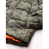 Amazon Essentials Babies, Toddlers, and Boys’ Heavyweight Hooded Puffer Jacket(Dark Military Green Camouflage)
